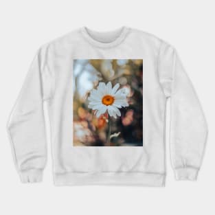 White Daisy Crewneck Sweatshirt